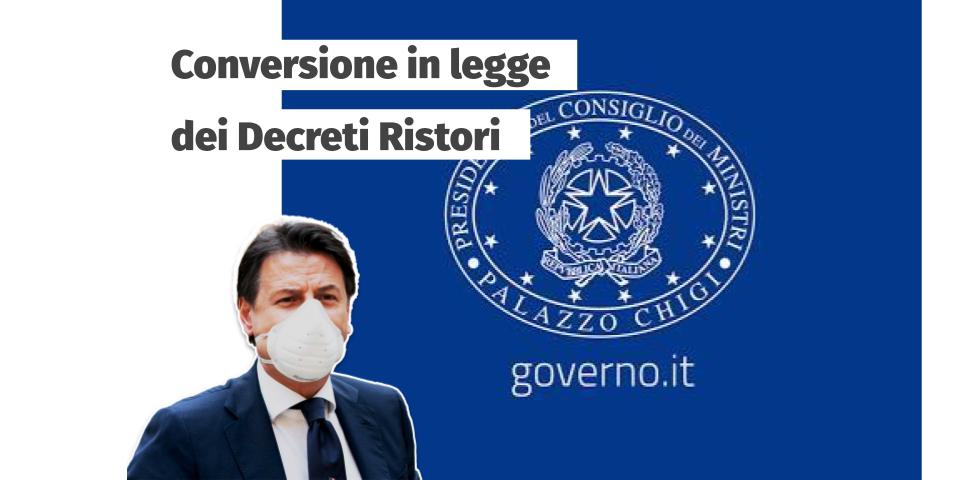 Conversione in legge dei Decreti Ristori: le novità in sintesi