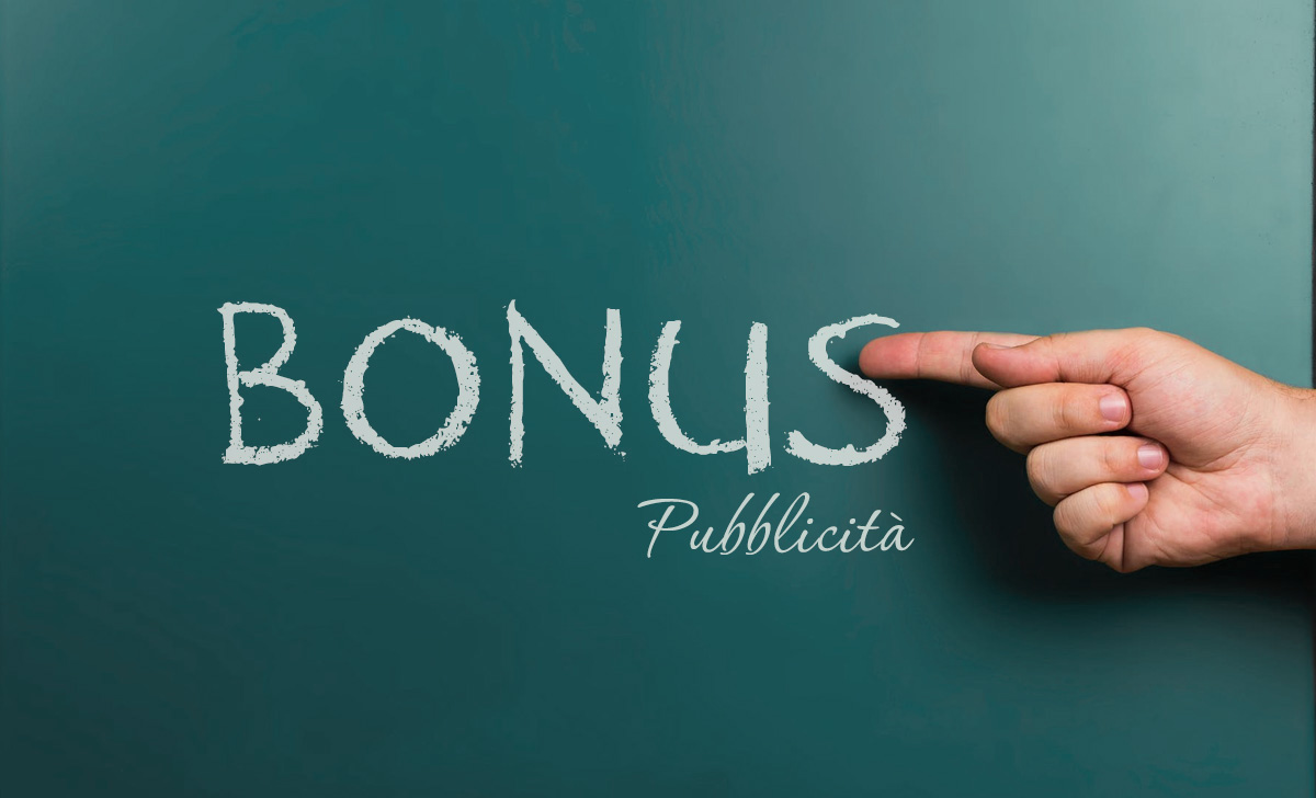 Bonus pubblicità: da oggi al via con la prenotazione per il 2021